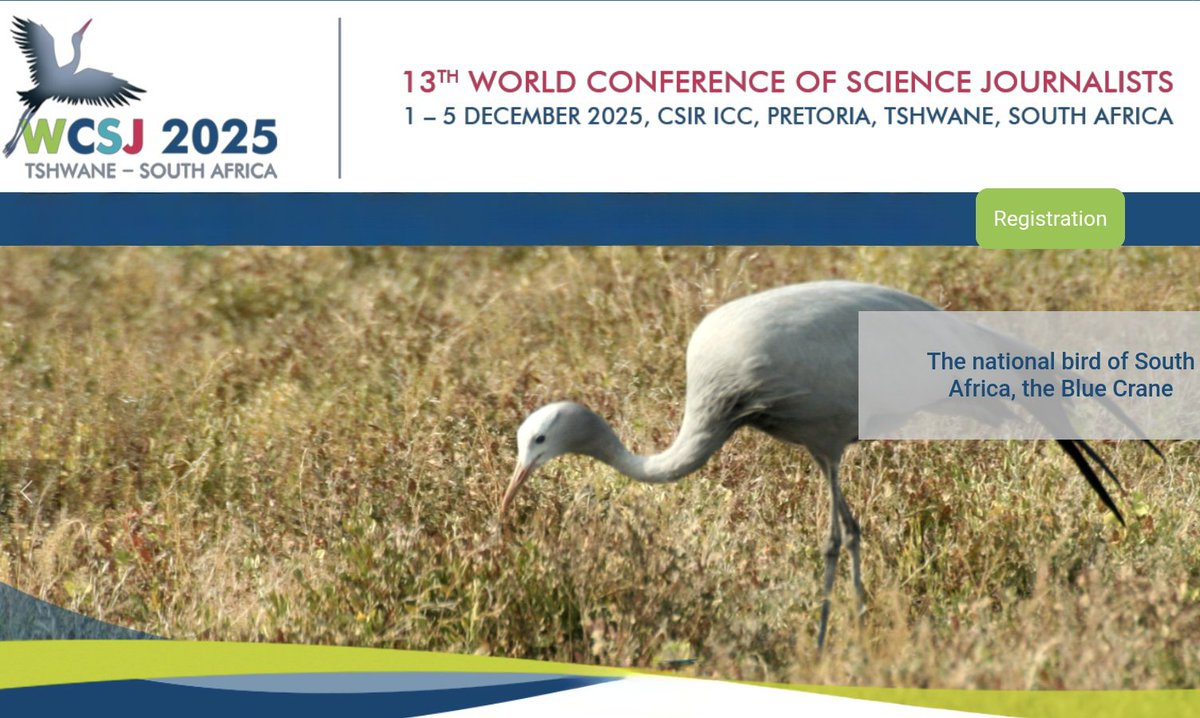 World Federation of Science Journalists (@wfsj) on Twitter photo โฉLast callโฉ: The call for session proposals for the World Conference of Science Journalists 2025 closes tonight! If you haven't already, submit your proposal now! wcsj2025.org/call/guide/
<a href="/wcsj2025/">WCSJ2025</a>
<a href="/WFSJ/">World Federation of Science Journalists</a>
<a href="/dstigovza/">DEPARTMENT OF SCIENCE,TECHNOLOGY & INNOVATION</a>
<a href="/SAEditorsForum/">SANEF</a>
<a href="/npclub/">National Press Club</a>
<a href="/SasjaSA/">Sasja</a>
<a href="/safreasocial/">Safrea (Southern African Freelancers' Association)</a> โฉLast callโฉ: The call for session proposals for the World Conference of Science Journalists 2025 closes tonight! If you haven't already, submit your proposal now! wcsj2025.org/call/guide/
<a href="/wcsj2025/">WCSJ2025</a>
<a href="/WFSJ/">World Federation of Science Journalists</a>
<a href="/dstigovza/">DEPARTMENT OF SCIENCE,TECHNOLOGY & INNOVATION</a>
<a href="/SAEditorsForum/">SANEF</a>
<a href="/npclub/">National Press Club</a>
<a href="/SasjaSA/">Sasja</a>
<a href="/safreasocial/">Safrea (Southern African Freelancers' Association)</a>