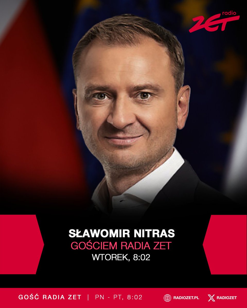 We wtorek gościem Bogdana Rymanowskiego będzie minister sportu i turystyki Sławomir Nitras z PO.
➡️ player.radiozet.pl

#RadioZET <a href="/Gosc_RadiaZET/">Gość Radia ZET</a>