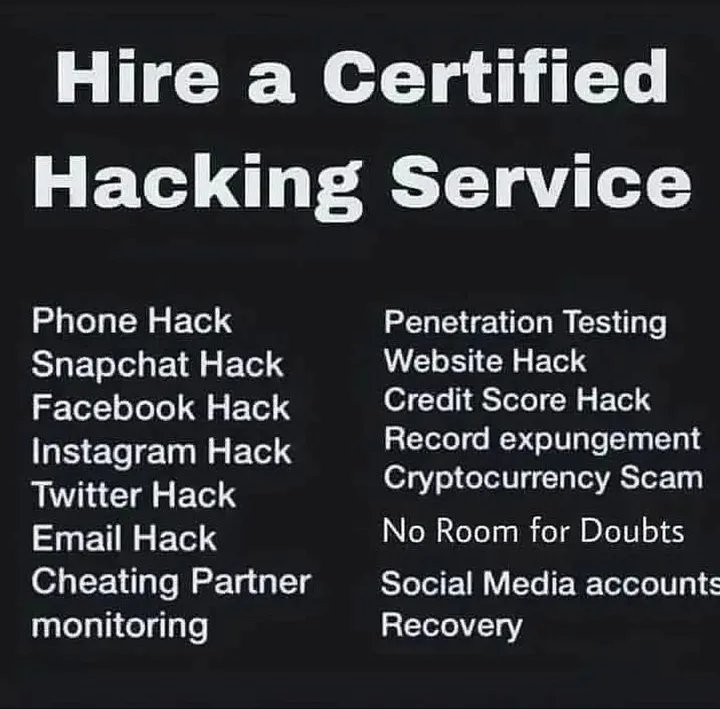 Fred_cybertech's tweet photo. Send us a message if your social media account is hacked and you want to get it recover kindly send us a DM
#whatsapphack
#facebookhack
#instagramhack
#tiktokhack
#telegramhack
#verifyaccountgothack https://t.co/HDIb9W11sI