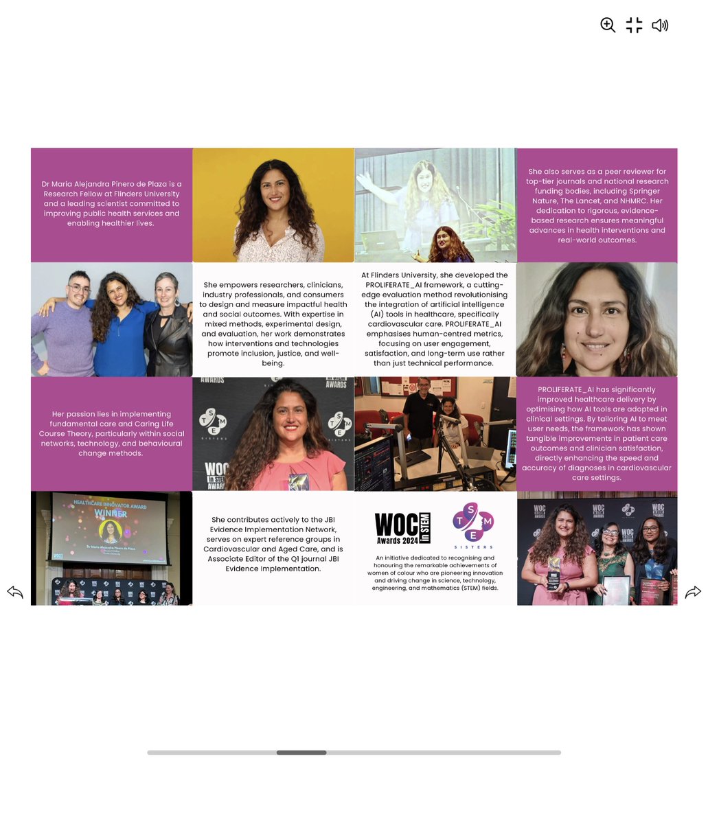 Dr Maria Alejandra Pinero de Plaza, PhD (@mariaapinero) on Twitter photo Honoured to be featured in #MAGNIFY14 by <a href="/STEM_Sisters/">Free Rosas</a>, celebrating 60 women of colour reshaping STEM in Australia. Read the issue here: magnify.au/14th-issue/ Honoured to be featured in #MAGNIFY14 by <a href="/STEM_Sisters/">Free Rosas</a>, celebrating 60 women of colour reshaping STEM in Australia. Read the issue here: magnify.au/14th-issue/