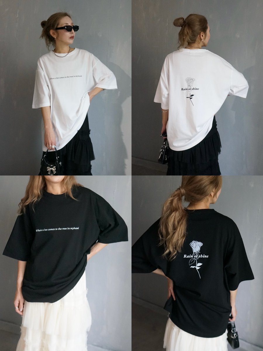 primaras06's tweet photo. Super Heavy weight【ROSE】tee／2color ¥3980 ヤマト運輸こねこ便対応　　¥10000以上送料無料
サイズ　S L USA規格ボディ　
156cmL 
164cmS 
スーパーヘヴィーウェイト5月中旬ご予約　ホワイト透け感やや有り　肩ステッチ　ネックリブ　ユニセックス https://t.co/8DBvKbRyOb