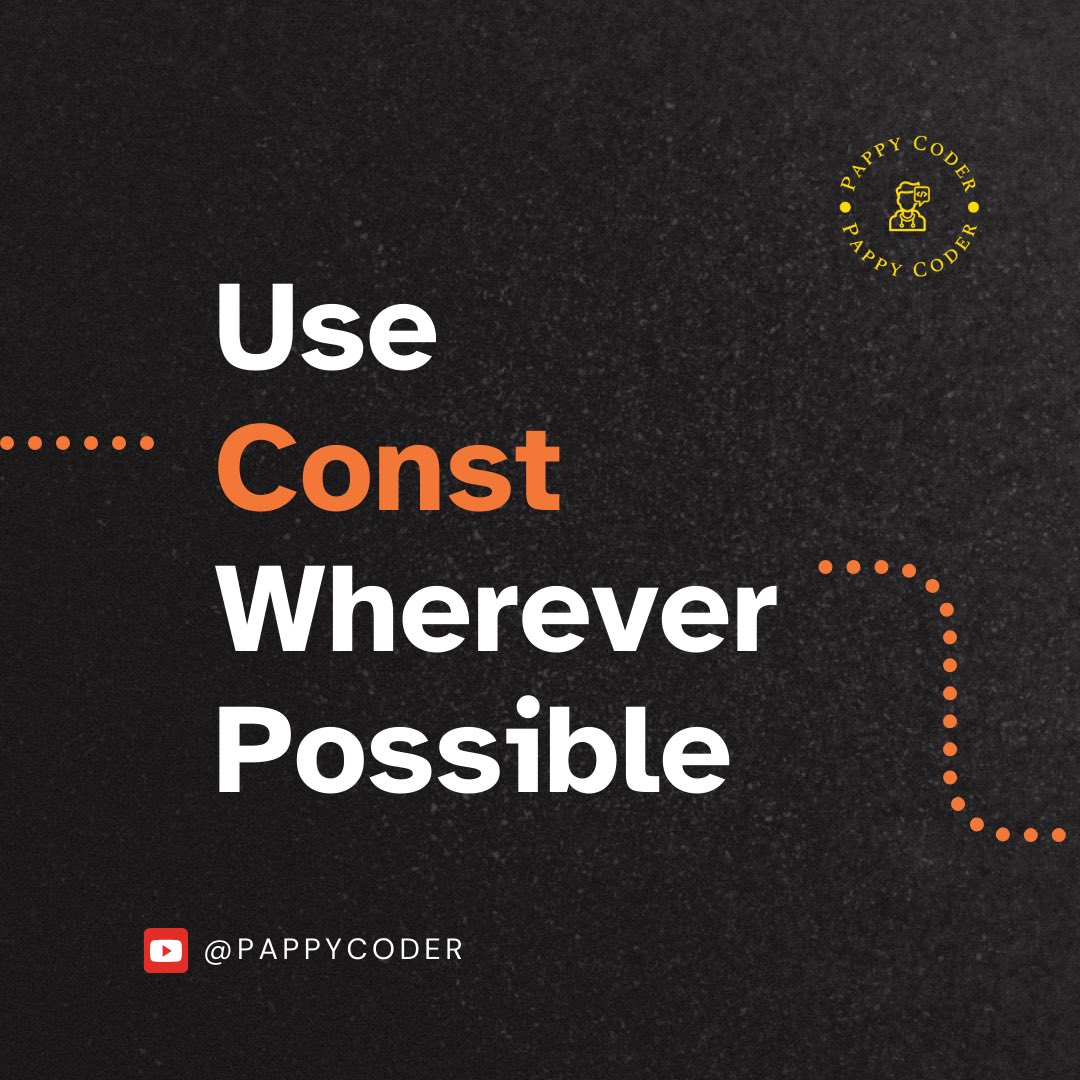 pappy_coder's tweet image. Using const constructors in Flutter can significantly improve your app’s performance.
Instead of:
Text("Hello World")
Use:
const Text("Hello World")
This helps Flutter skip unnecessary rebuilds and saves memory. Small tweak — big impact.
#flutter #programmingtip #coding