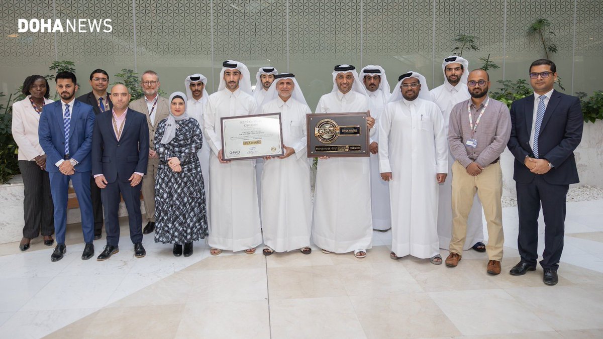 dohanews's tweet image. .@QatarRail announced on Sunday that Doha Metro’s administration and ICC Building (B14) in Al Wakra has earned Platinum rating for the Global Sustainability Assessment System (#GSAS) Operations, a recognition from the Gulf Organization for Research &amp;amp; Development (@GORDMENA). This