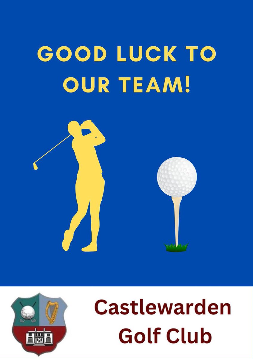Best of luck to our Jimmy Bruen team playing against The Heritage today! ⛳️ 🤞

The first match is out at 3pm. Get out and support if you can!