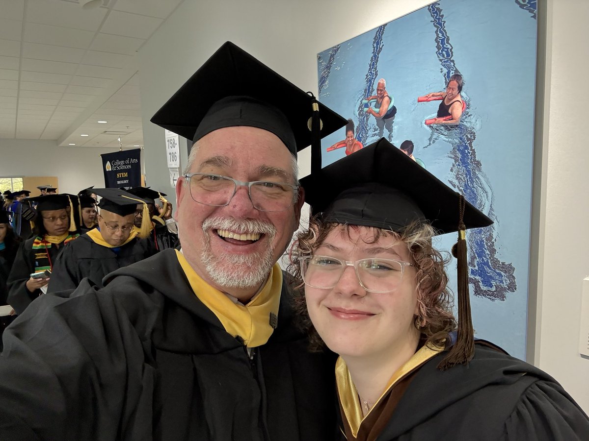 Yesterday was my fourth graduation at <a href="/AndrewsUniv/">Andrews University</a> and the first group of students I taught since they were freshman. What a special day, and one of them was my daughter!