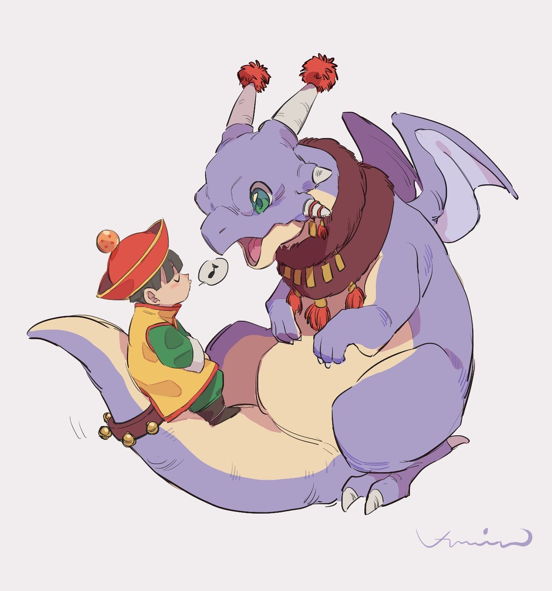 「ドゴボ絵も描いてるもんね～」|みんつ＠Skeb受付中のイラスト