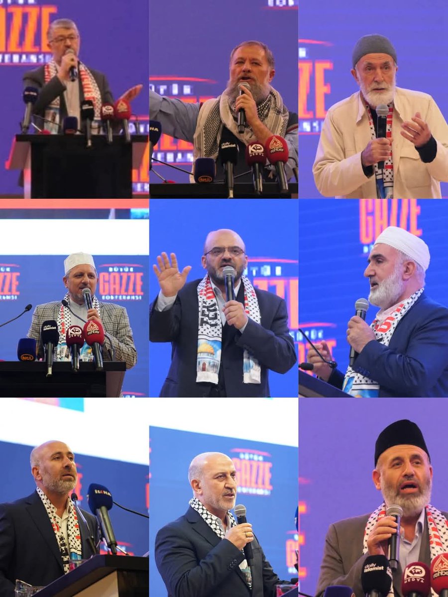 hak_eren_'s tweet photo. Allah'a hamdolsun ki Büyük GAZZE Konferansını tıpkı adı gibi büyük ve coşkulu bir katılım ile gerçekleştirdik. 

Sözün muhatabına söylenmesini istemeyenler, konferansın yapılmasına gayri resmi yollardan başvurdukları pek çok yöntem ile mani olmaya çalıştılar. Bu gayri hukuki, resmi ve ahlaki baskıları aşmak için birçok görüşme yaptık. Özellikle bir şube müdürü "Bu konferansın yapılması yüzde sıfır ihtimal bile değil, sıfırın altına anlıyor musun?" demişti. 

Halbuki iman edenler için muhakkak bir ihtimal her daim vardır ve o da Allah'ın yardımıdır.

"Allah size yardım ederse, sizi yenecek yoktur. Eğer sizi yardımsız bırakırsa, ondan sonra size kim yardım edebilir? Mü’minler, ancak Allah’a tevekkül etsinler." [Âli İmran 160]

Bu vesile ile ilk önce bizleri kırmayıp konferansa iştirak eden, sunumları ile azmimizi bileyen çok değerli Âlimlerimize ve Hocalarımıza...

Ankara'dan ve farklı şehirlerden davetimize icabet eden Milletvekillerine, Siyasi Parti ve STK Temsilcilerine,  gazeteci ve yazarlara, bürokrat ve akademisyenlere ve İslami camiadan pek çok Hoca'ya...

Salonun dolup taşmasını sağlayan, hatta aşırı kalabalıktan dolayı salona giriş yapmadan dönmek zorunda kalan ve kalbi Gazze ile atan binlerce Ankaralı Müslümana...

Konferansın gerçekleşmesinde emeği geçen, gece gündüz gayret eden tüm kardeşlerime...

Ayrıca konferans salonunun işletmeciliğini yapan ve bu zorlu süreçte Müslümana yakışır bir dirayet gösteren Mustafa Bey ile bahsi geçen herkese teşekkür ediyor ve Allah razı olsun diyorum.

#BüyükGazzeKonferansı