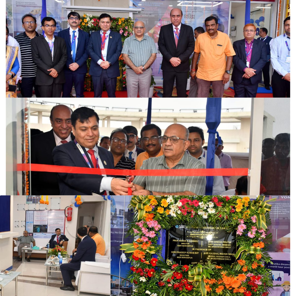 CGM (Bhubaneswar Circle), SBI (@cgmsbibhu) on Twitter photo SBI IISER Campus branch was inaugurated on 03.05.2025. With the strategic location, the branch aims to provide seamless banking, quick transactions & financial service right in the campus to both students & staff.
<a href="/TheOfficialSBI/">State Bank of India</a>
<a href="/IISER_BERHAMPUR/">IISER Berhampur</a>
#TheBankerToEveryIndian SBI IISER Campus branch was inaugurated on 03.05.2025. With the strategic location, the branch aims to provide seamless banking, quick transactions & financial service right in the campus to both students & staff.
<a href="/TheOfficialSBI/">State Bank of India</a>
<a href="/IISER_BERHAMPUR/">IISER Berhampur</a>
#TheBankerToEveryIndian