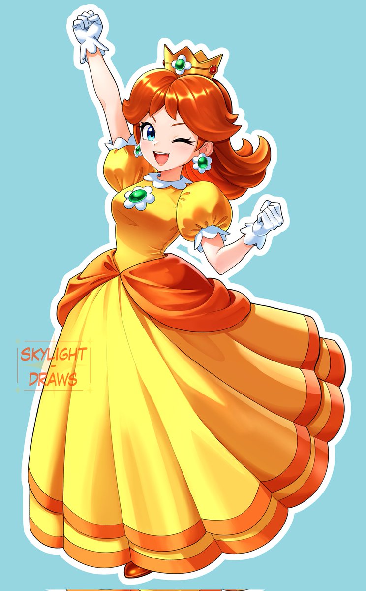 skylight_draws's tweet photo. Princess Trio 👑✨️
#SuperMarioBros #Fanart #Peach #Rosalina #Daisy https://t.co/TxlT3hwltR