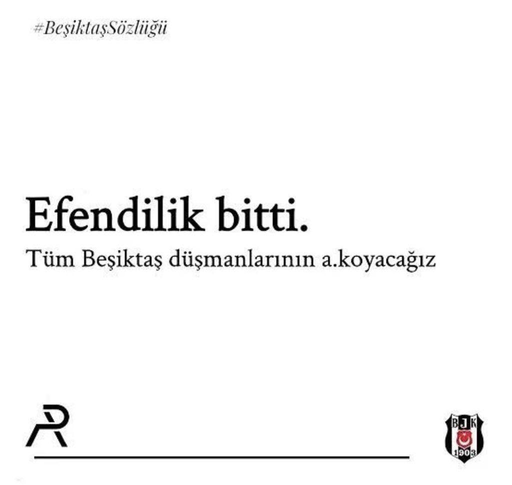 Yok fb şampiyonluk kaybetmiş üçlü çektirmeyin gsye 5 atmışız skor tabelasının önünde foto çektirmeyin 

Bunlara merhamet etmeyeceksin yarın bi gün 10 kat beterini yaparlar hep yaptılar 

Biz şuradan devam 👍🏼