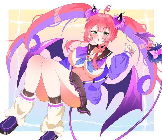 サキュバスギャル衣装のダイア
完成しました〜!
描くの楽しかった!

 #麻雀ファイトガール 