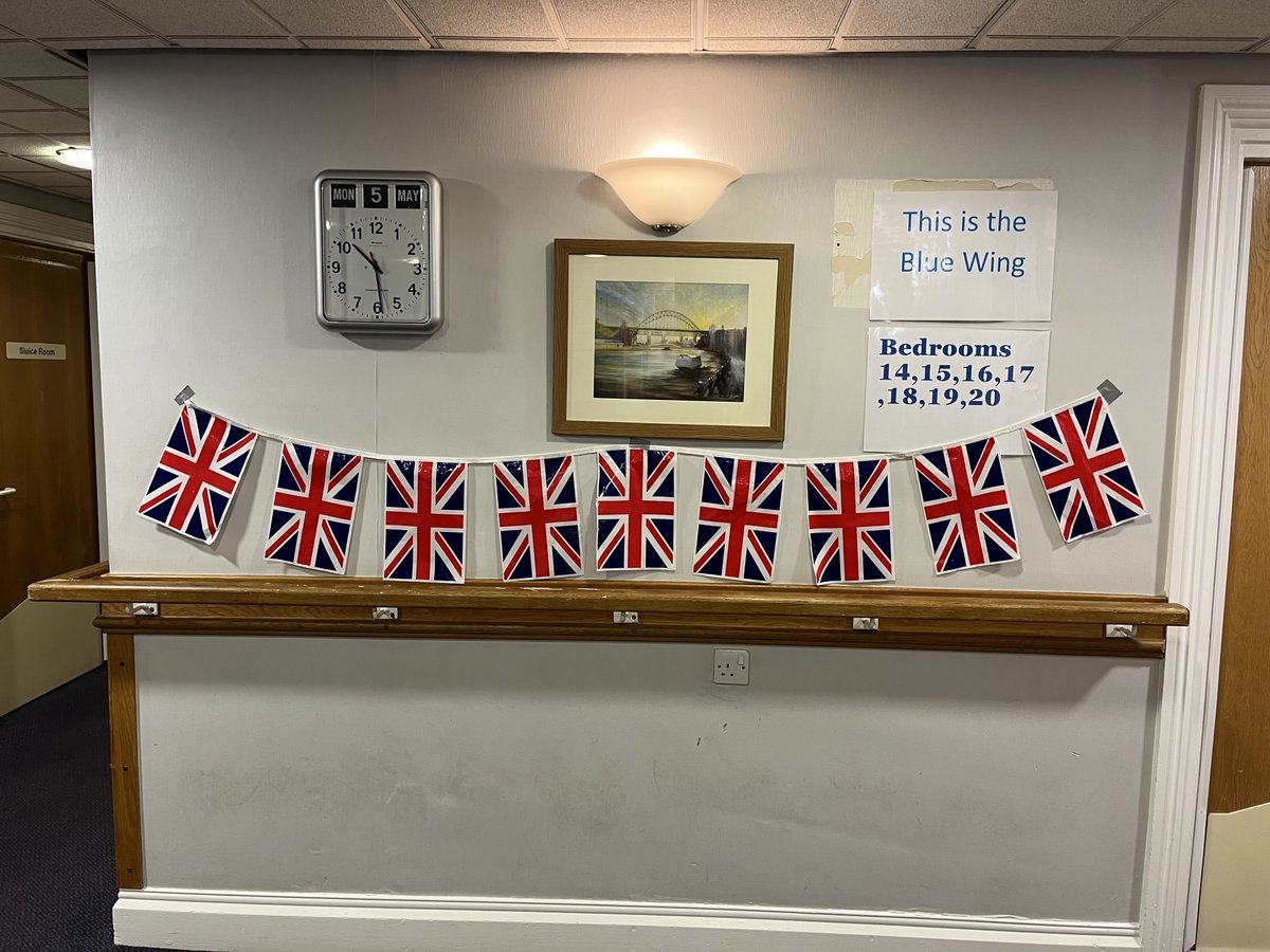 The start of the VE Day celebrations at Byker Lodge!