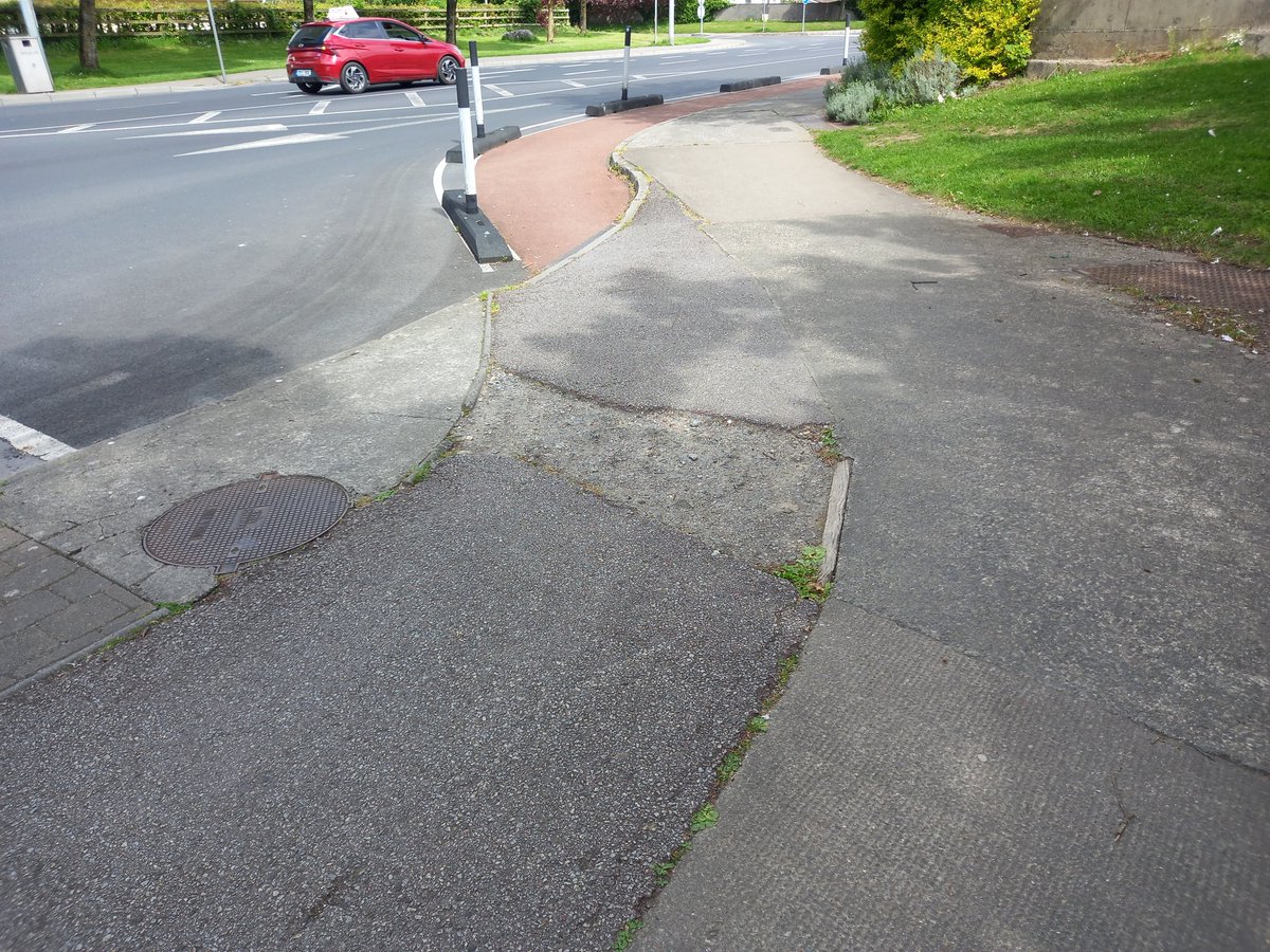 Limerick Urban Cycling (@lmkurbancycling) on Twitter photo There's a little missing patch of cycle lane outside the Raheen Industrial Park, beside the roundabout.
Could we get a repair done here?
<a href="/DanielButlerFG/">Cllr Daniel Butler</a> <a href="/JLeddin/">Cllr Joe Leddin</a> <a href="/mariadonoghue24/">Maria Donoghue, Ind Councillor Limerick City West</a> There's a little missing patch of cycle lane outside the Raheen Industrial Park, beside the roundabout.
Could we get a repair done here?
<a href="/DanielButlerFG/">Cllr Daniel Butler</a> <a href="/JLeddin/">Cllr Joe Leddin</a> <a href="/mariadonoghue24/">Maria Donoghue, Ind Councillor Limerick City West</a>