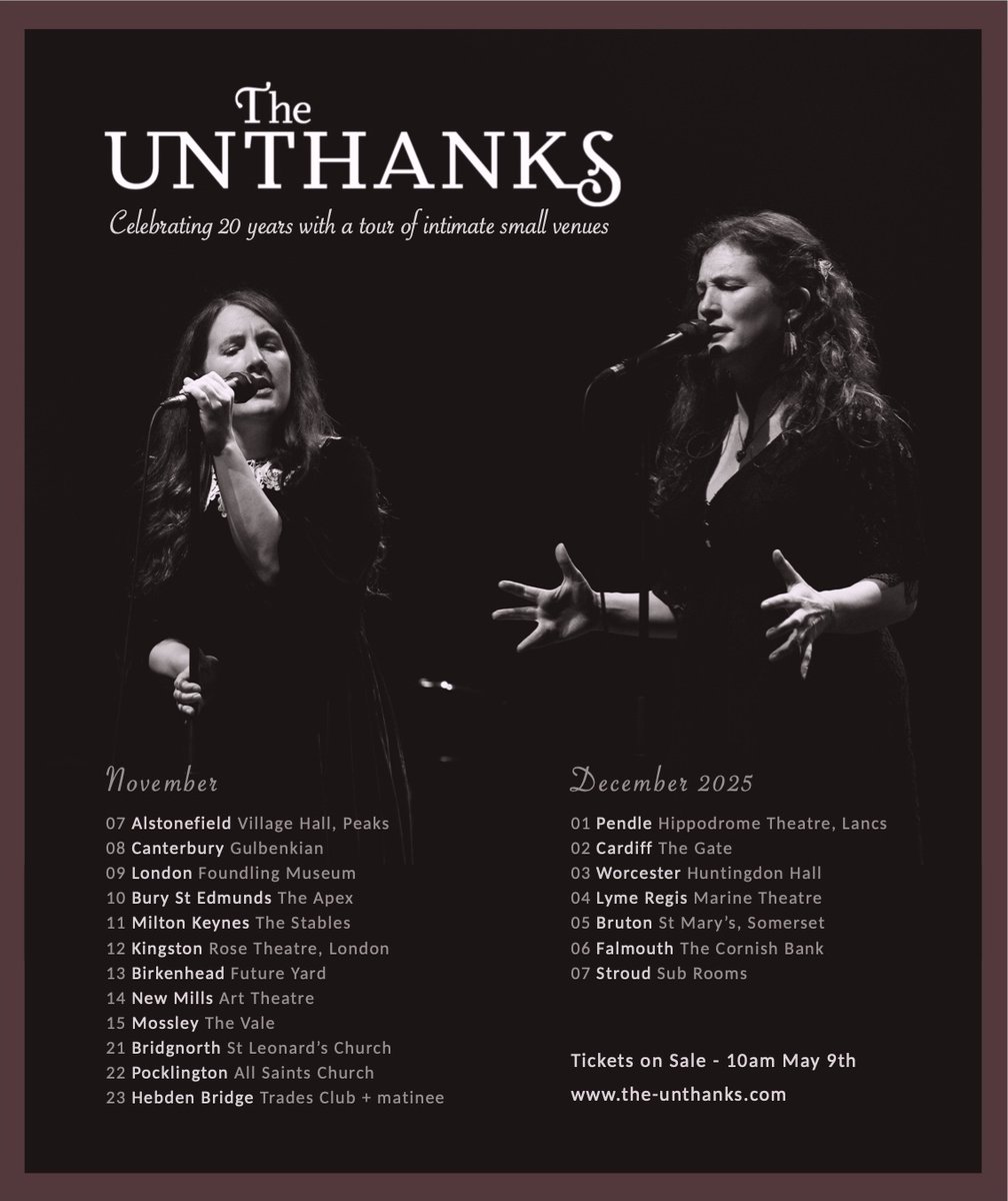 Hey! Manchester (@heymanchester) on Twitter photo NEW SHOW: <a href="/TheUnthanks/">The Unthanks</a> celebrate 20 years by scaling back for some intimate shows - including at #NewMills <a href="/art_theatre/">The Art Theatre</a> on Fri 14 Nov! Read all about this tour - and book from 10am Fri: heymanchester.com/the-unthanks-6… NEW SHOW: <a href="/TheUnthanks/">The Unthanks</a> celebrate 20 years by scaling back for some intimate shows - including at #NewMills <a href="/art_theatre/">The Art Theatre</a> on Fri 14 Nov! Read all about this tour - and book from 10am Fri: heymanchester.com/the-unthanks-6…
