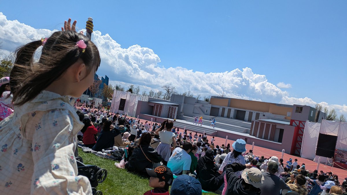 プリキュアショー
息子はアンパンマンショーじゃなくて残念だったと☹