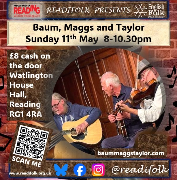 🎵🎶🎵🎶🎵🎶🎵
Reading Sunday Nights are Folk Music Nights
Our next guest night is with local trio Baum, Maggs and Taylor.
Put 11th May in your diary!
#LiveMusic #FolkMusic #TheDing <a href="/RDGWhatsOn/">What's On Reading</a> <a href="/acespacenewbury/">AceSpace Newbury</a> <a href="/GoringUnplugged/">Goring Unplugged</a>