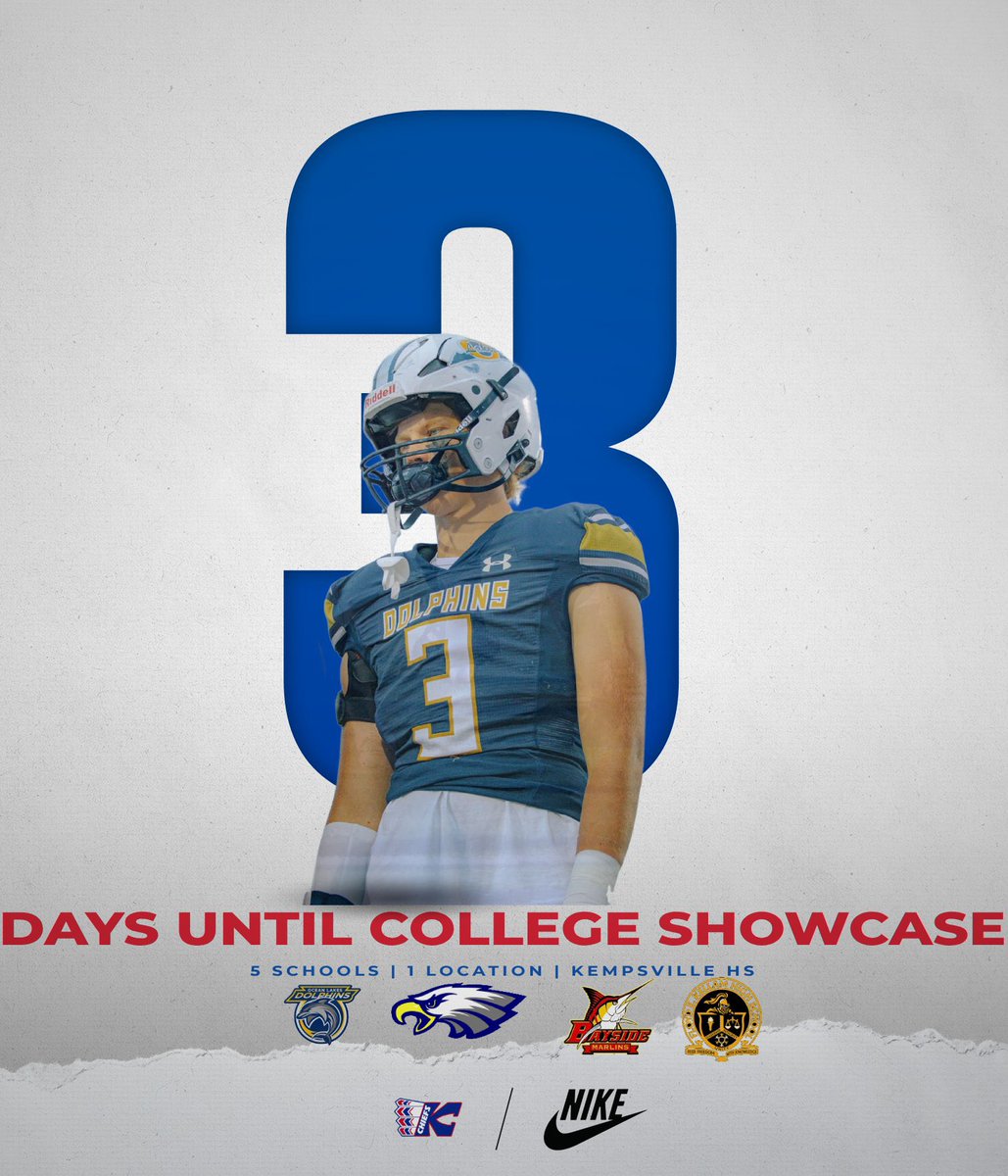 darrylrvealsr's tweet photo. Reminder, 3days. College Showcase at @KempsvilleFB . 5 teams will be there with loads of talent for all coaches to see. Get here! #Hunt #TheVille #Tomahawkstrong  @KempsvilleFB https://t.co/P21W5lSX4u