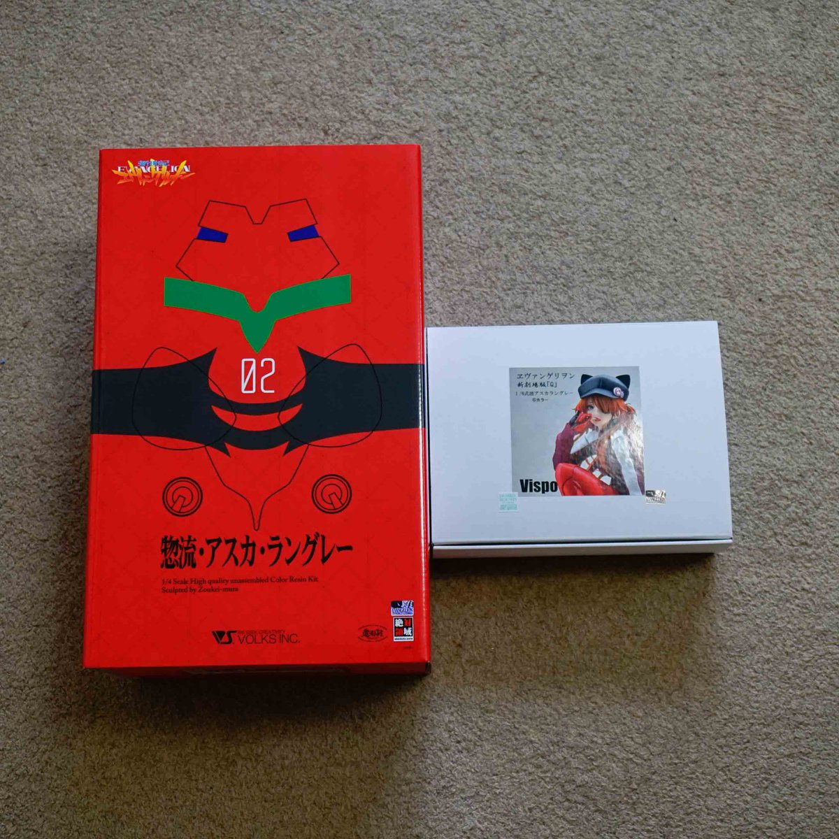 hiroroom5135's tweet image. 一昨日のホビーラウンド32。
グリッドの予約。
マーク2当日抽選は玉砕。
絶対領域とVISPOさんのアスカをGET。
今年中に絶対作るぞ!
しかしアスカが特別好きというわけではないのに、何故か惹かれるフィギュアはアスカという。。。謎
アワトレさんのマーク2を買う資金が・・・
#HR32 #絶対領域 #VISPO