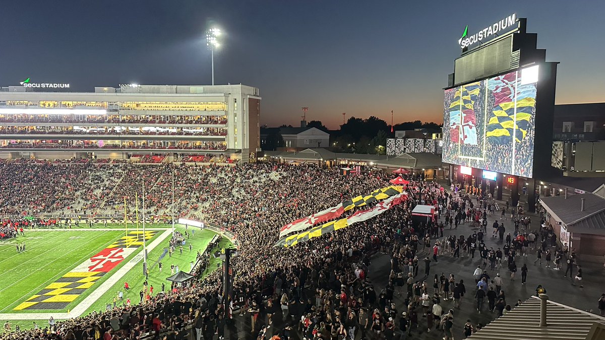 CFB Home (@cfbhome) on Twitter photo Stadium of the Morning π₯
ποΈ: SECU Stadium
π: College Park, Maryland
β
: Capacity 51,802
Home of <a href="/TerpsFootball/">Maryland Football</a>
Last photo by @CFBcampustour Stadium of the Morning π₯
ποΈ: SECU Stadium
π: College Park, Maryland
β
: Capacity 51,802
Home of <a href="/TerpsFootball/">Maryland Football</a>
Last photo by @CFBcampustour