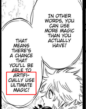SouMorse's tweet photo. #BlackClover #BlackClover369 #BlackClover284
A translation error occurred in chapter 369. The term translated as "use pseudo antimagic" is "gijiteki ni antimahou wo tsukaeru". (1/6) https://t.co/aDQTIGD3aX