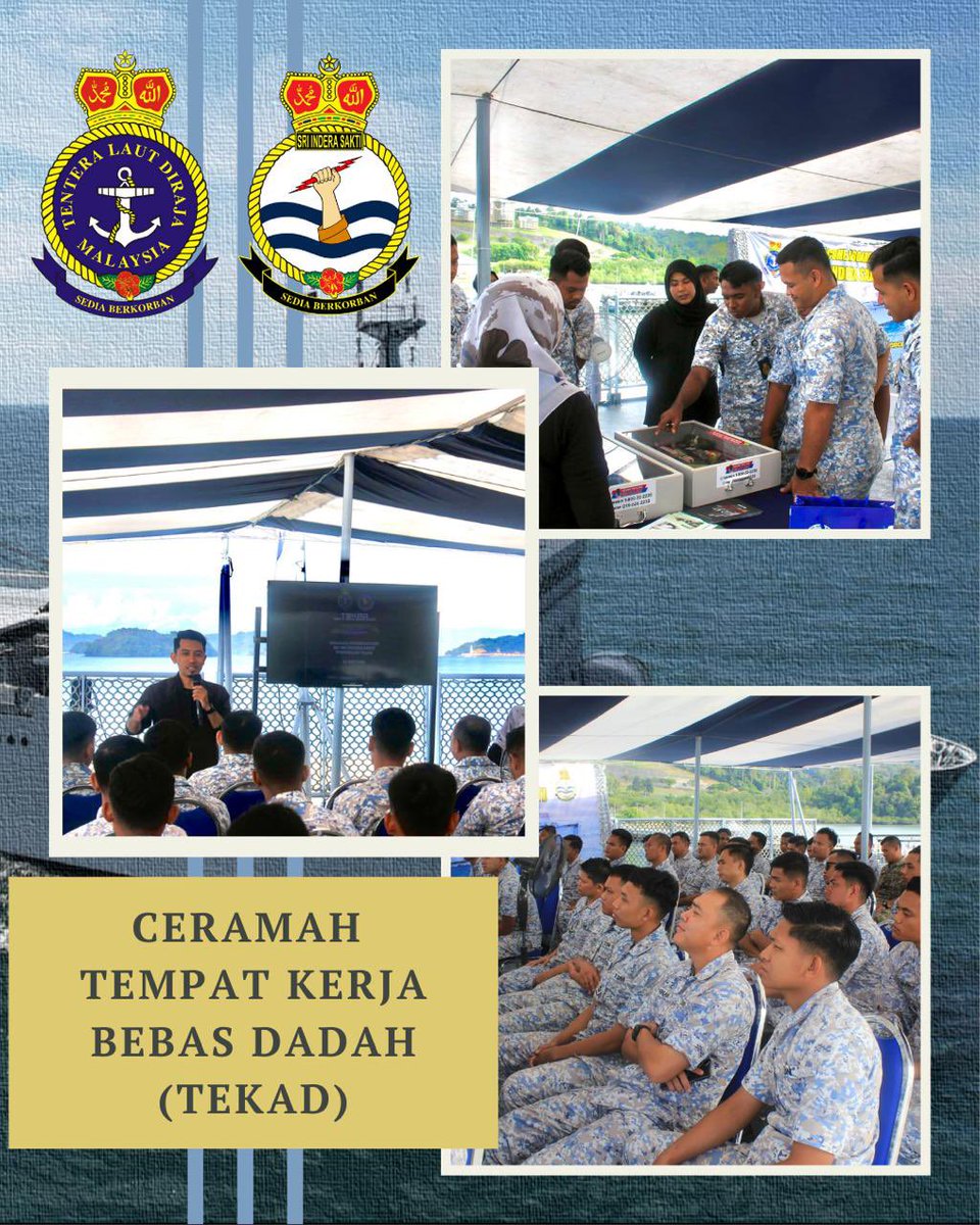 CERAMAH TEMPAT KERJA BEBAS DADAH (TEKAD) SAKTI FORCE💊

Cegah Sebelum Parah, Tolak Dadah Habis-Habisan🚫

"Lebih Baik Cegah, Teguh Demi Negara!"

facebook.com/share/p/1EZJbd…

<a href="/AADKLangkawi/">Agensi Antidadah Kebangsaan Daerah Langkawi</a>