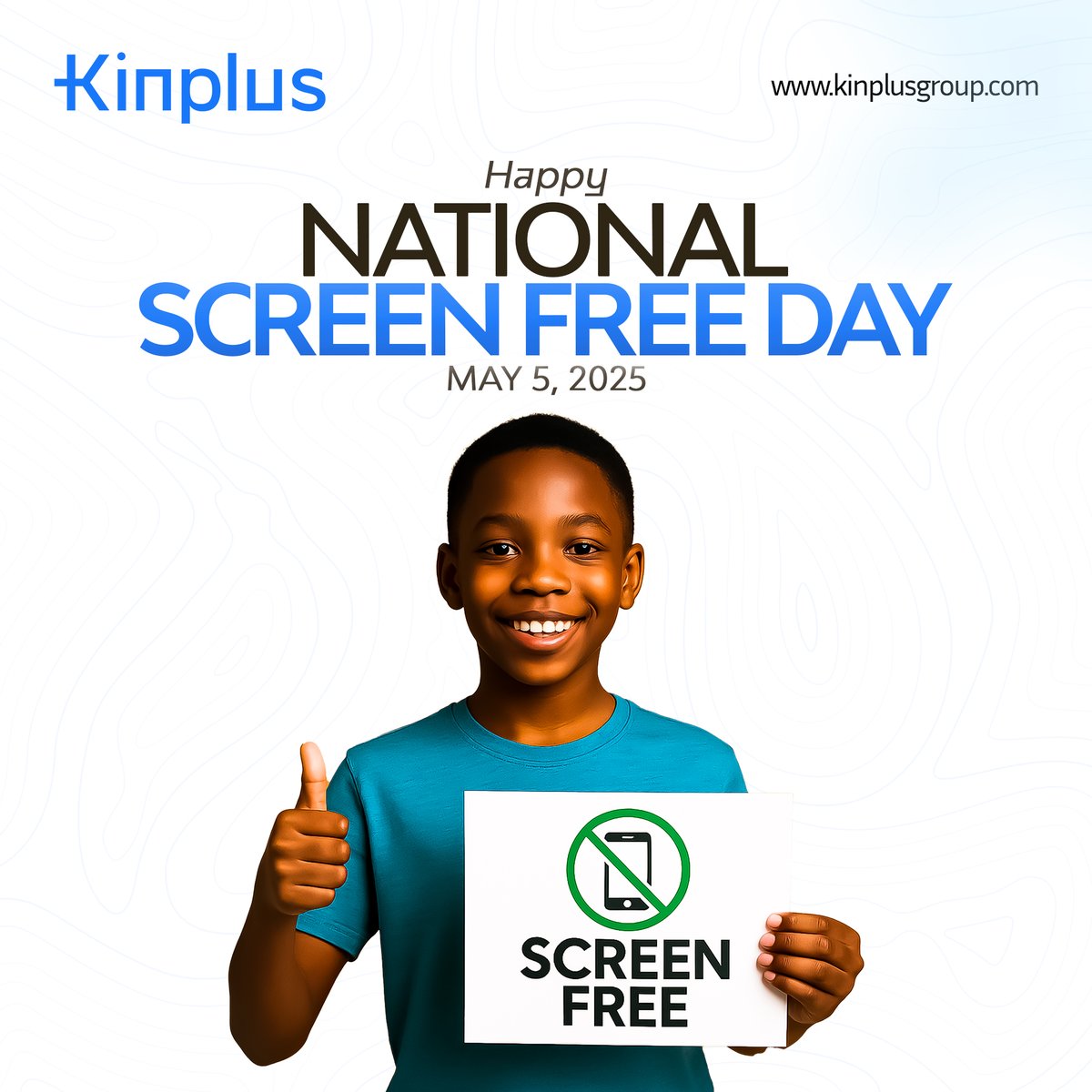 kinplustech's tweet photo. Happy #ScreenFreeDay!
At Kinplus Technologies, we’re unplugging to give our eyes a break.
Too much screen time can cause strain, headaches & poor sleep.
Step back, blink more, and protect your vision—your eyes deserve it. 💻🚫
#KinplusCares #DigitalWellness https://t.co/q5A2SJLBQS