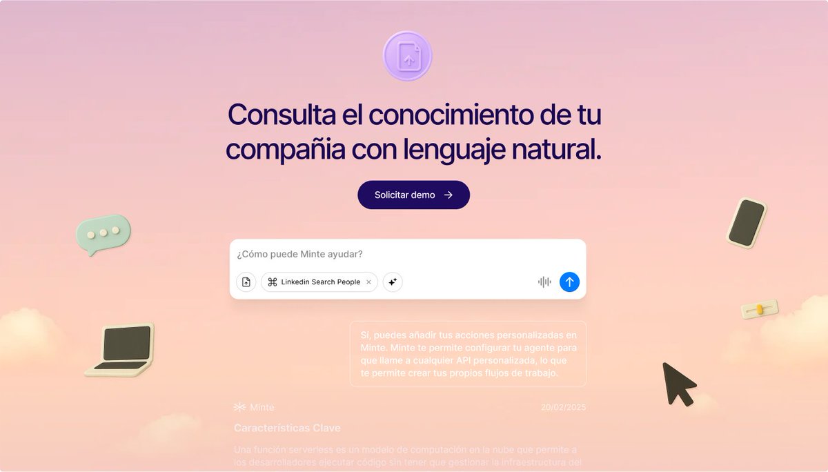 Doing design explorations for the new Minte landing page