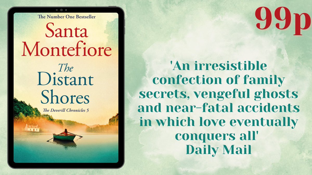 SantaMontefiore's tweet image. The Distant Shores - part of the Deverill Chronicles but a stand alone book, is 99p on Amazon’s Kindle until 28th May. Set in County Cork, Castle Deverill is now a hotel - full of secrets and ghosts of the past. 🇮🇪🥰❤️ I so loved writing about Ireland!
