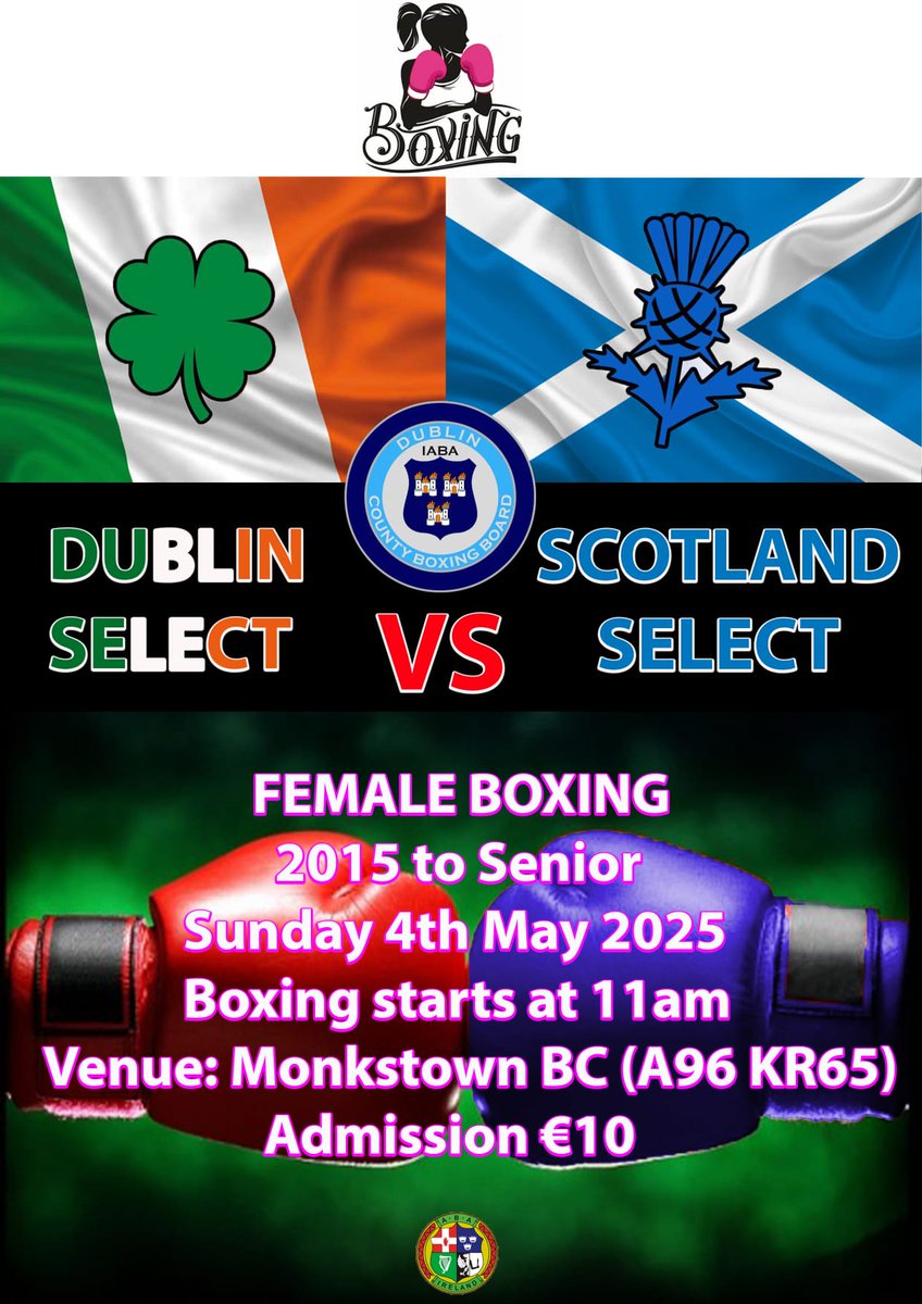 Absolutely fantastic day of Girls boxing at Monkstown BC yesterday…
Dublin Girls Selection vs Scotland Girls Selection

Boxing Skills on display was Top Class - huge congrats Boxers &amp; Coaches 🥊🇮🇪🏴󠁧󠁢󠁳󠁣󠁴󠁿👏👏👏 
#Community