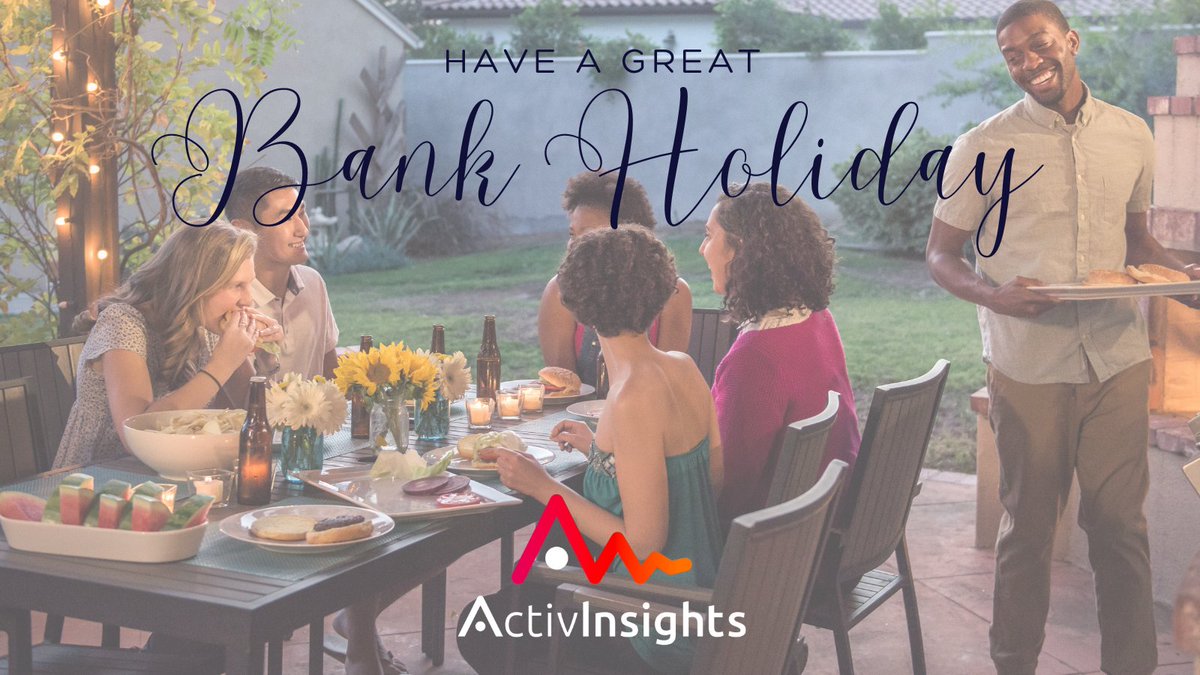 Have a great Bank Holiday! 

We are closed and will be back in the office on Tuesday 6 May