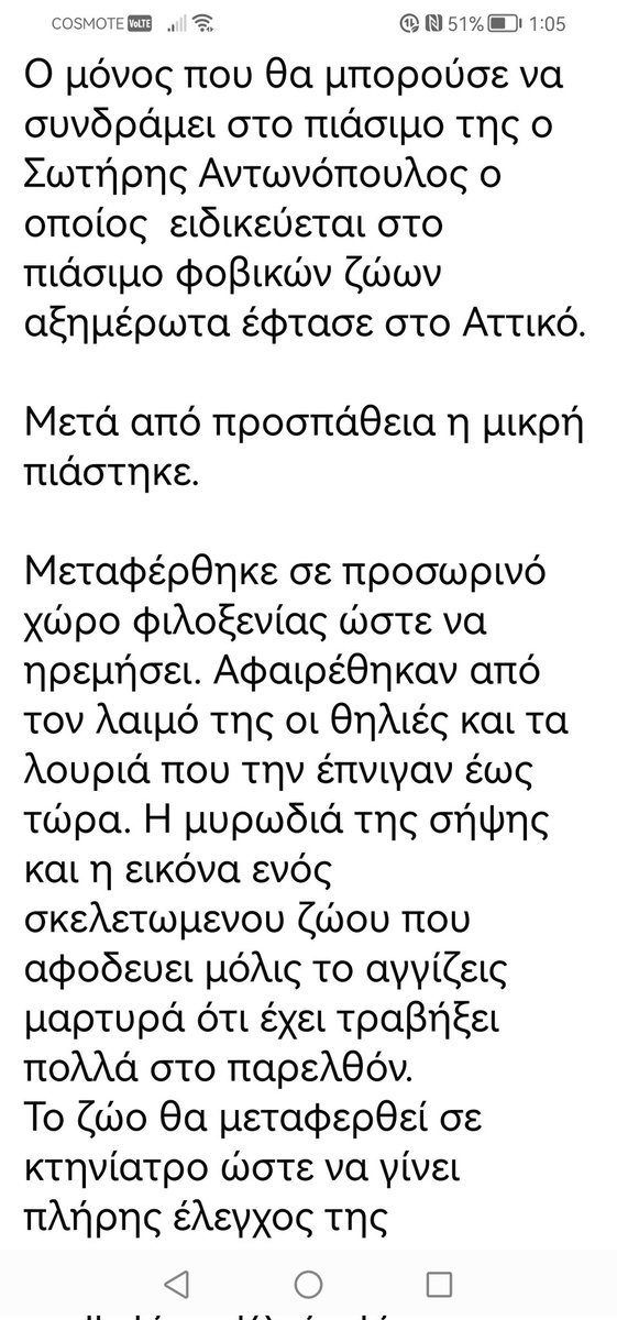 Αθηνα ‼️‼️‼️‼️Επιτέλους πιάστηκε η σκελετωμενη σκυλίτσα με τον τεράστιο όγκο που γυρνούσε όλη την Αθήνα. Μπράβο σε όλους σας ‼️‼️‼️