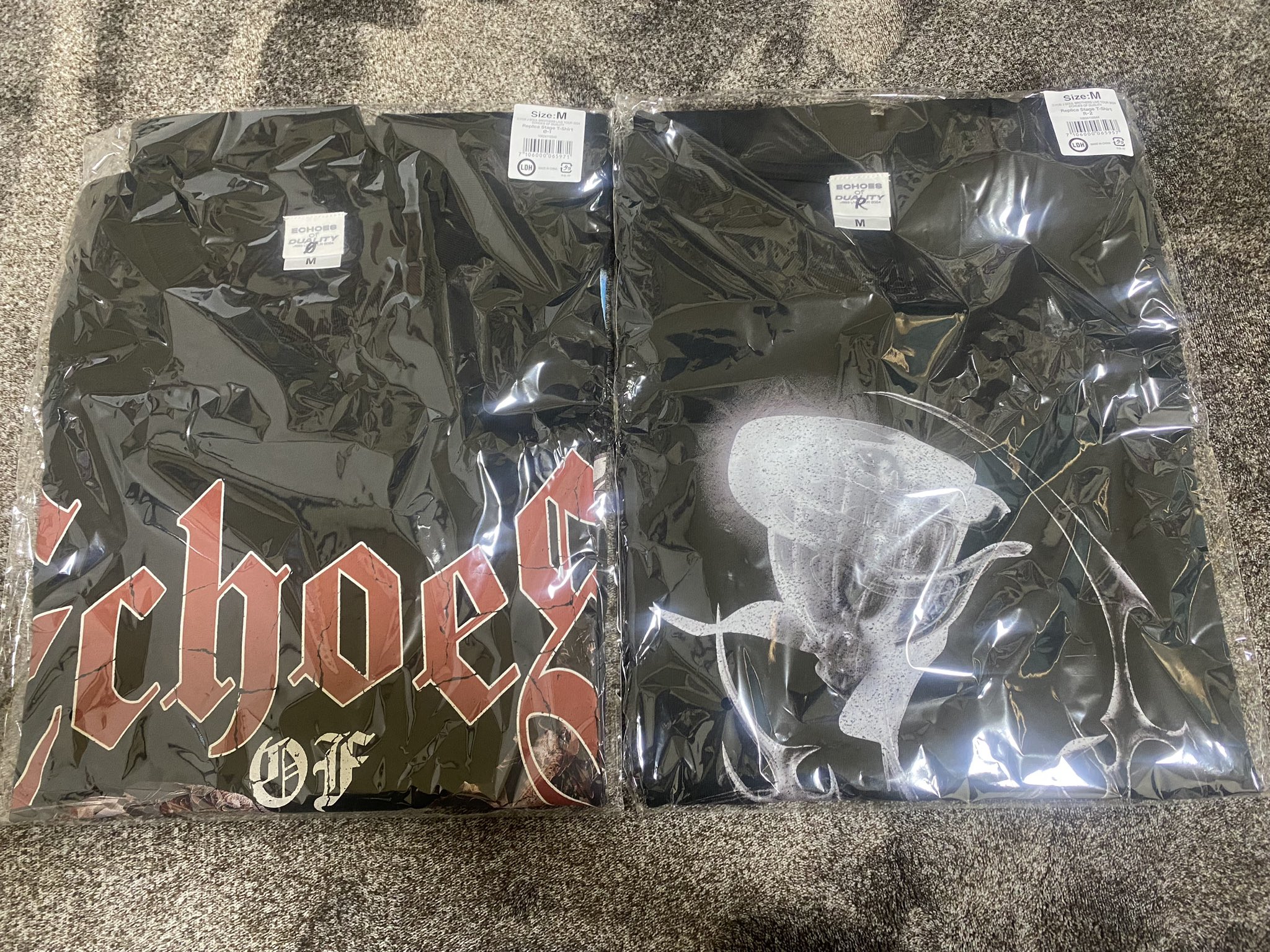 三代目 登坂広臣 ECHOES of DUALITY レプリカ 破ら Tシャツ