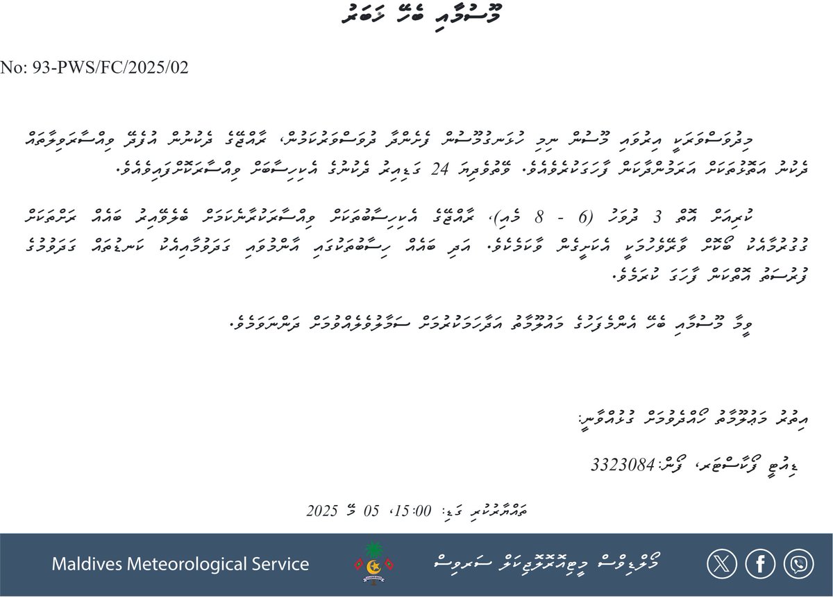 Expected weather conditions for 6-8 May.