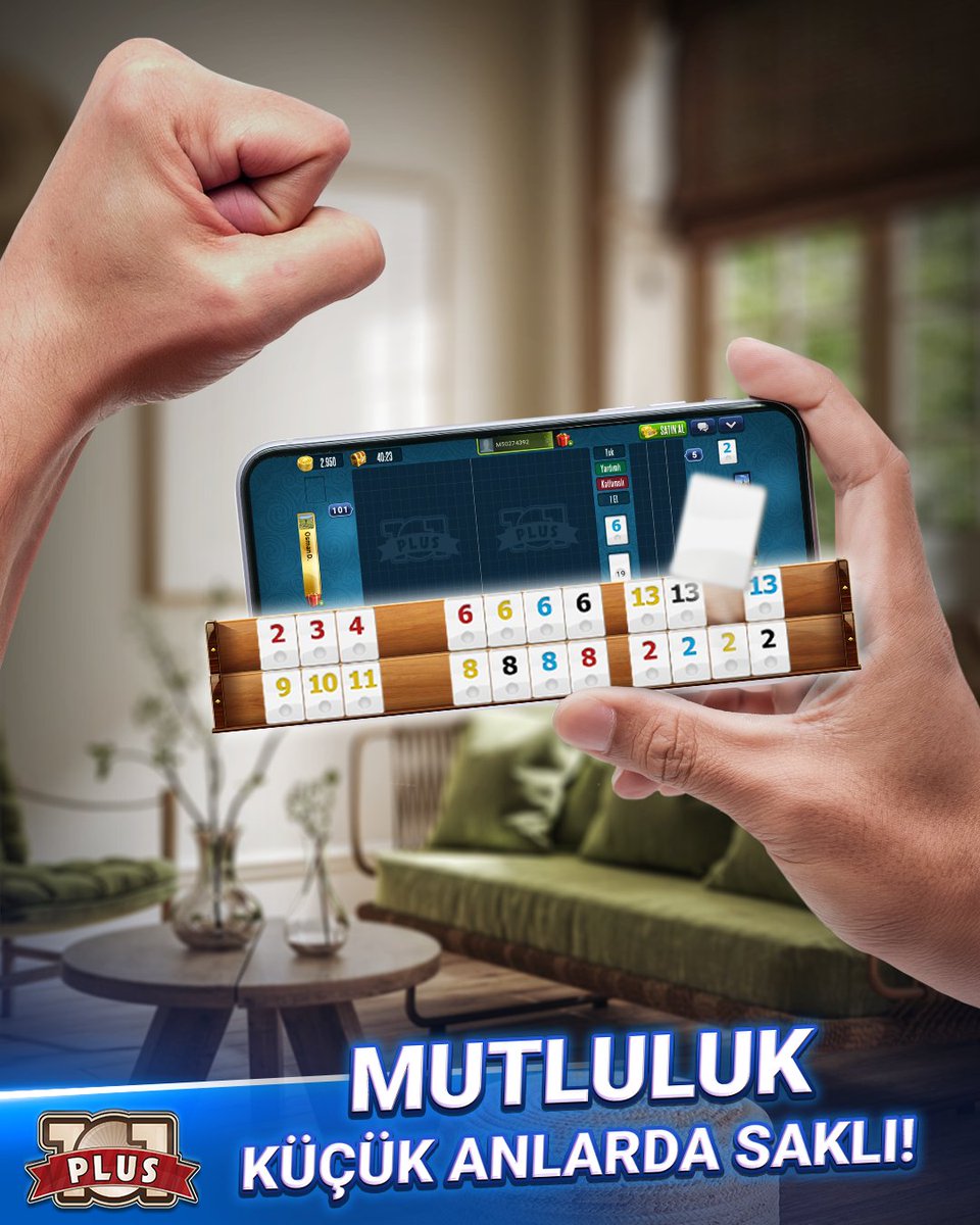 Mutluluk, küçük anlarda saklı! ✨ Okey yerini bulur, oyun tamamlanır. 

#101okeyplus