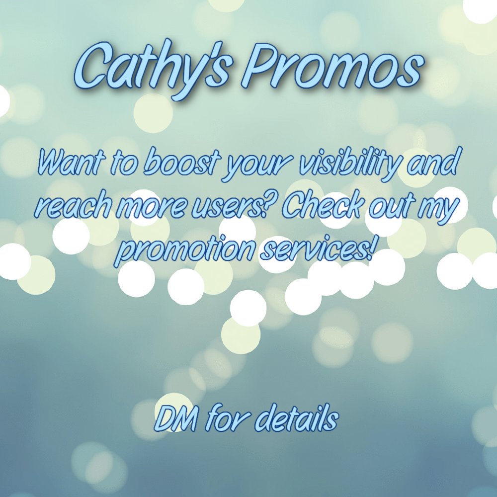 Need Promotion? Let's talk!
Flexible Rates
Quick Response

#promotion #indies #books #ebooks #audiobooks #authors #publishers #producers #bookpromotion #bookmarketing #bookpromo #creators #creatives #SmallBusiness #writingcommunity

DM for Details