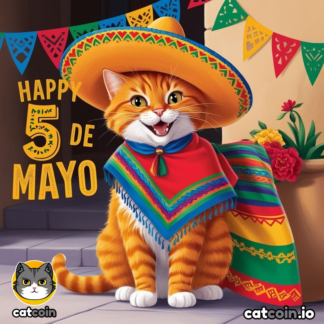 Official Catcoin (@officialcatcoin) on Twitter photo Happy 5 de Mayo - $15 #USDT
• Follow <a href="/officialcatcoin/">Official Catcoin</a>
• Retweet
• And comment
#Happy5DeMayo #Catcoin #Giveaway
24 hours Happy 5 de Mayo - $15 #USDT
• Follow <a href="/officialcatcoin/">Official Catcoin</a>
• Retweet
• And comment
#Happy5DeMayo #Catcoin #Giveaway
24 hours