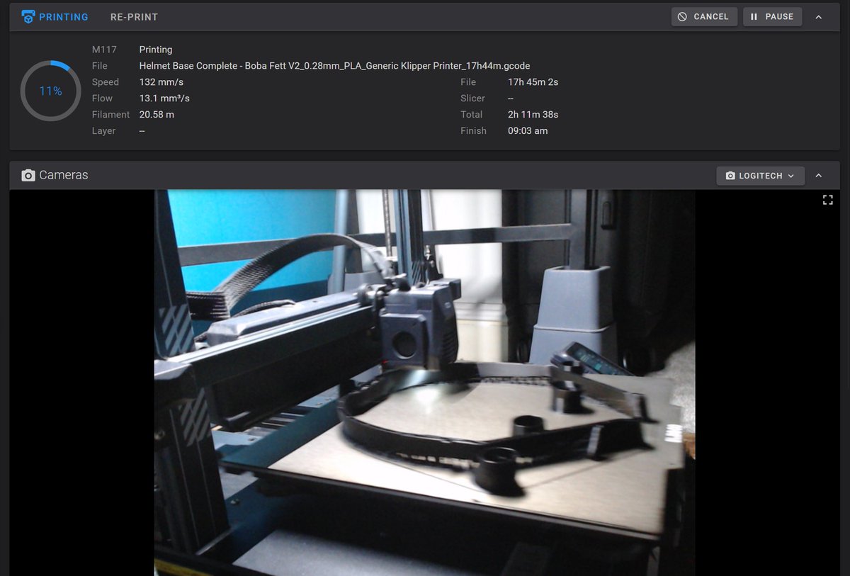 And it begins!!!. Boba Fett Helmet underway... See you in 17hrs