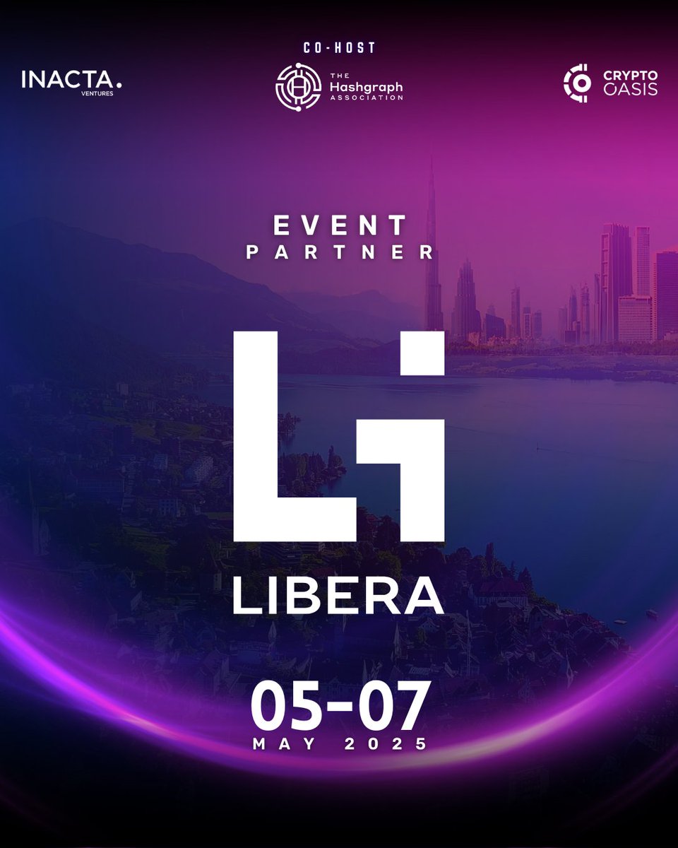 WEB3FEST (@web3fest_int) on Twitter photo We are excited to welcome <a href="/LIBERA_GLOBALAI/">Libera Global AI</a> as an official Event Partner for the Swiss WEB3FEST Spring Edition!
๐
May 5
๐Aura Event Hall, Zurich
๐ 2 PM - 12 AM
๐lu.ma/CATCHForumZH
See you in Zurich! We are excited to welcome <a href="/LIBERA_GLOBALAI/">Libera Global AI</a> as an official Event Partner for the Swiss WEB3FEST Spring Edition!
๐
May 5
๐Aura Event Hall, Zurich
๐ 2 PM - 12 AM
๐lu.ma/CATCHForumZH
See you in Zurich!
