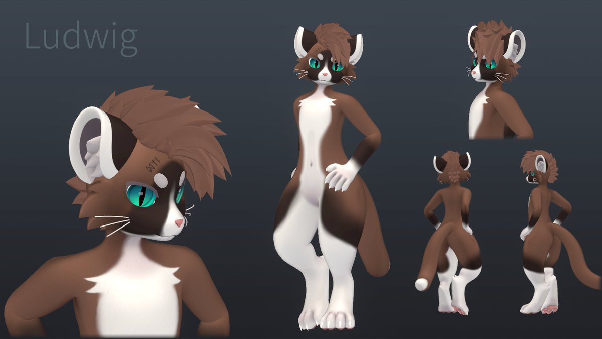 LuddeCat_75's tweet photo. #furry #VRChat 
La version final de mi fursona. https://t.co/0ghgbHYECo