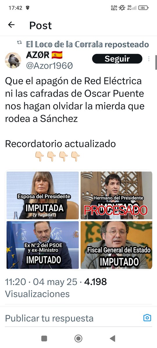 <a href="/HoyPorHoy/">Hoy por Hoy</a> <a href="/oscar_puente_/">Oscar Puente</a> Y que no quede en segundo plano los delincuentes éstos