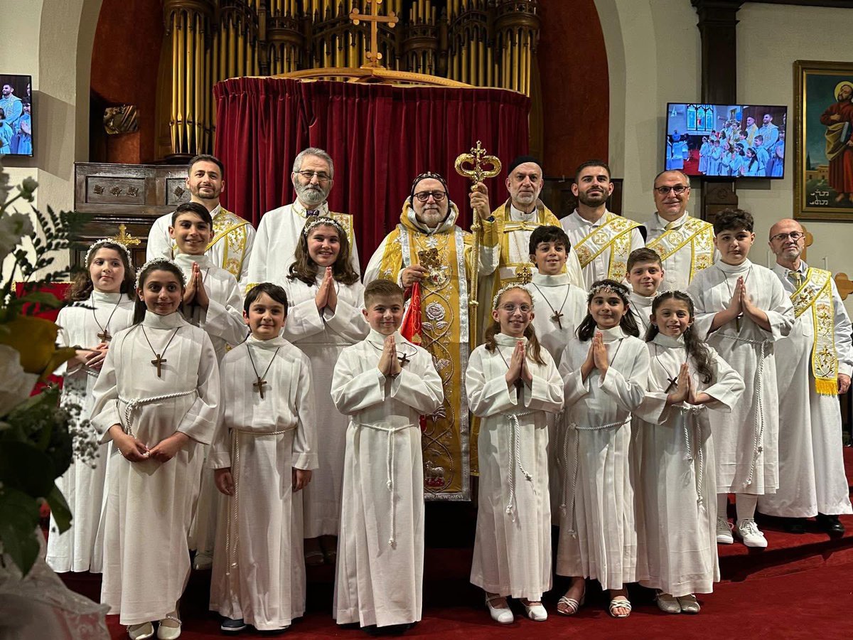 Happy to celebrate the Ceremonial Holy Communion at St. Matthew Parish, MASS