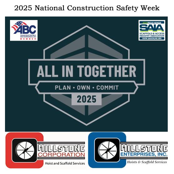 MillstoneCorp's tweet photo. The Millstone Companies are all in for 2025 National Construction Safety Week, May 5 – 9. Join us as we plan, own &amp; commit to safety.

https://t.co/MbC1wZZNxK https://t.co/1fY1RxJaJo