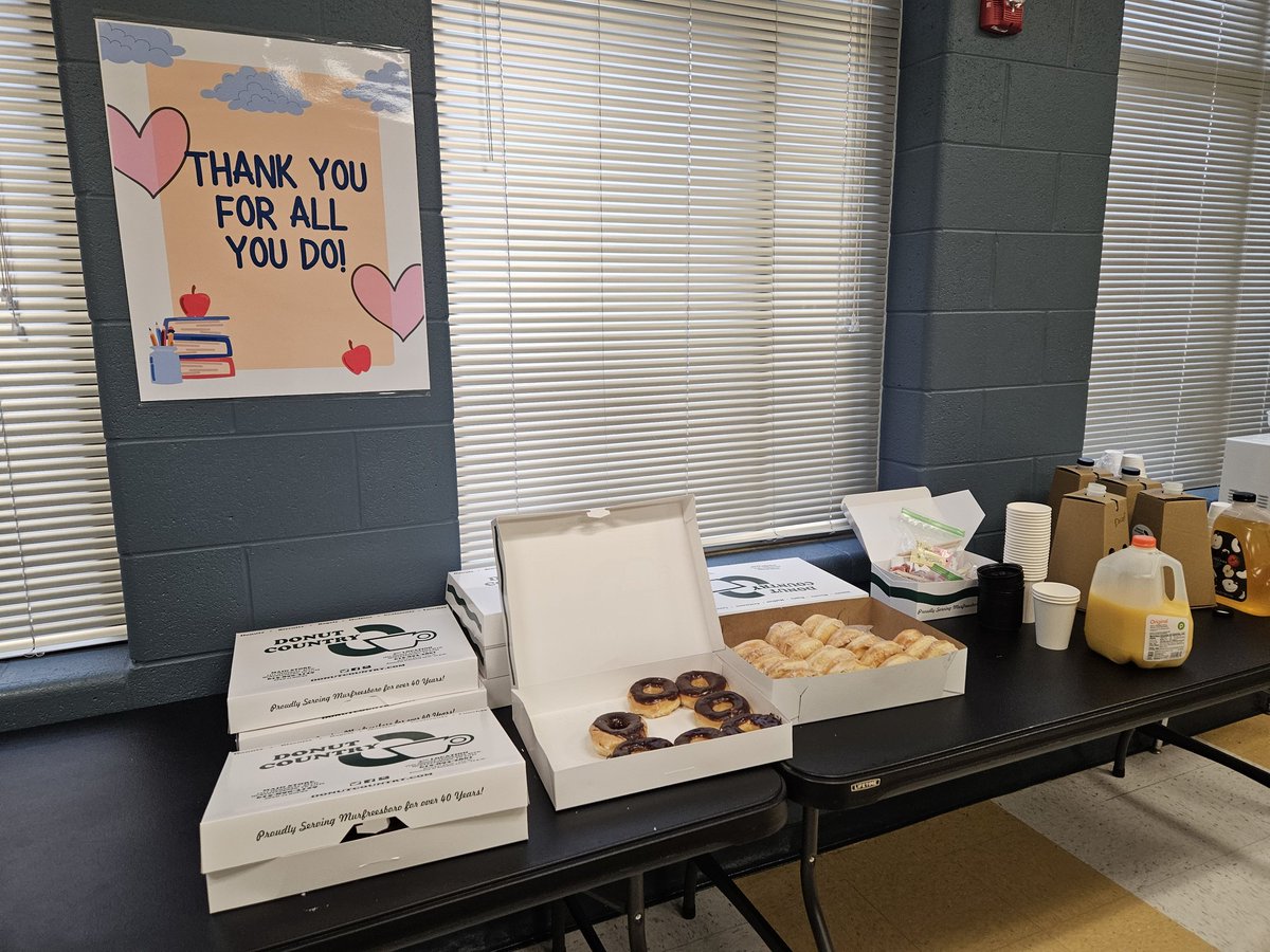 wbms_webb's tweet image. Thank you to the Archery 🏹 team for supplying the @wbmsboro staff breakfast and coffee/juice this morning #TeacherAppreciationWeek