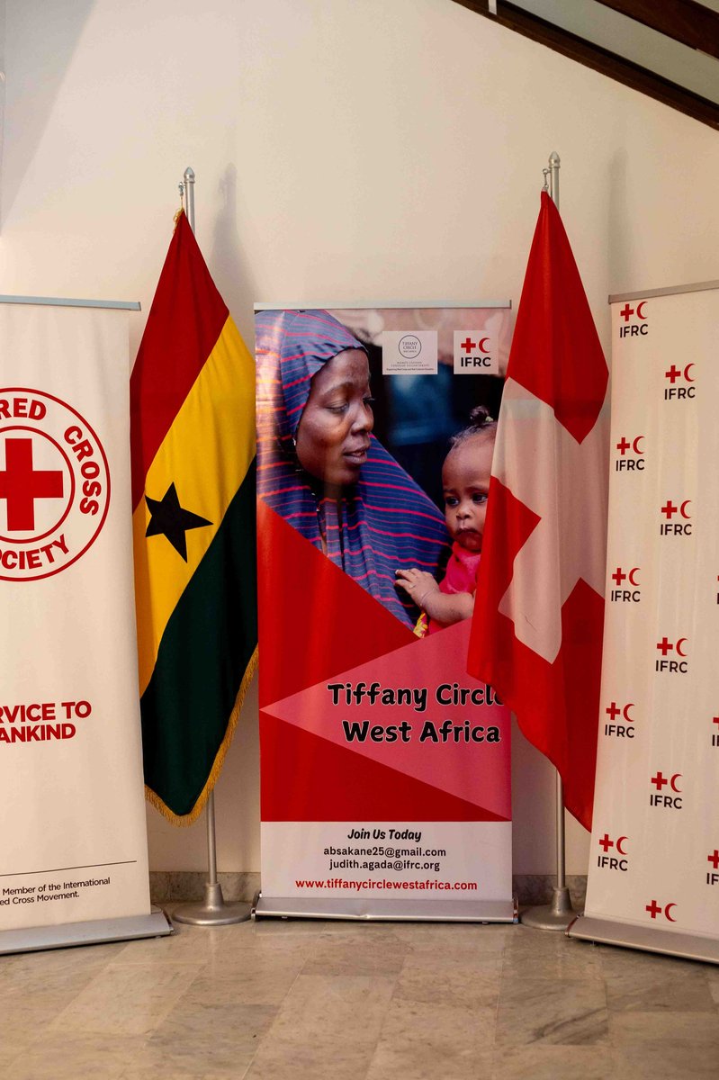 SwissEmbAccra's tweet photo. On April 24th, the Swiss Embassy in Accra hosted a powerful fundraising event with Absa Faty Kane, International Ambassador of the Swiss Red Cross.
Women leaders across sectors came together to champion local humanitarian action and the #TiffanyCircle initiative.
#SwissRedCross https://t.co/wJlP1eyXwb