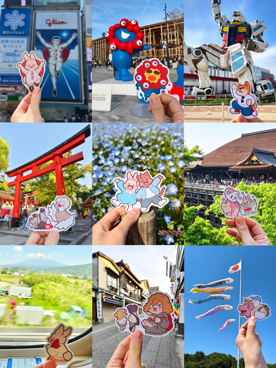 My squad in Japan!, It was a very fun trip!

ทริปญี่ปุ่นครั้งนี้มายด์ตั้งใจเตรียมรูปวาดไปทำคอนเทนต์เล็กๆ นิดหน่อยด้วยค่ะ ตั้งใจวาดให้ครบทั้ง 15 ตัว ฟีลพาลูกไปเที่ยวด้วยทั้งบ้าน เซ็ตนี้วาดคืนก่อนบินเลย เกือบไม่ทัน 5555 ถึงจะไม่ได้เอนเกจอะไรมาก แต่ก็ดีใจที่ได้ทำ สนุกมากค่ะ 👏🏻🥰