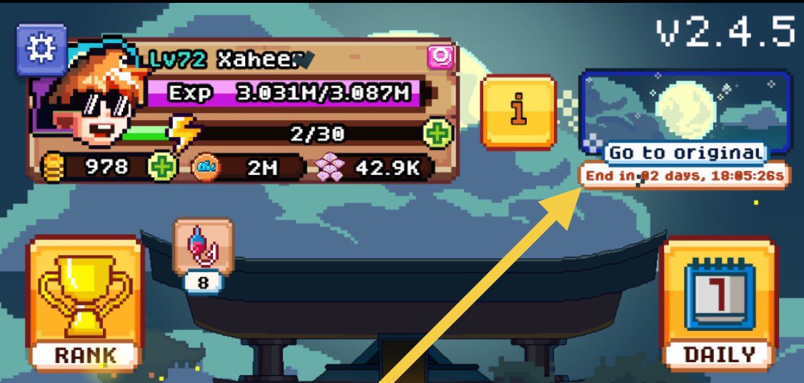 XAHƎƎЯ (@xaheer0) on Twitter photo Also, the <a href="/FishingFrenzyCo/">Fishing Frenzy</a> RONIN REEL EVENT will be ending in 2 days, did you participate, and if you did were you able to purchase any Pet from the shop? 🏬
Well, I got my RONKE pet,a cute Ape 🦧.
Do not forget to accumulate scales for upcoming Events 😉
Happy fishing 🎣 Also, the <a href="/FishingFrenzyCo/">Fishing Frenzy</a> RONIN REEL EVENT will be ending in 2 days, did you participate, and if you did were you able to purchase any Pet from the shop? 🏬
Well, I got my RONKE pet,a cute Ape 🦧.
Do not forget to accumulate scales for upcoming Events 😉
Happy fishing 🎣