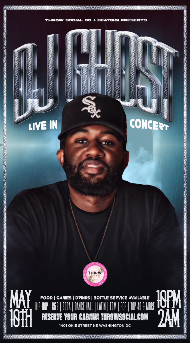 <a href="/OG_Bri/">DJ Bri Mafia</a> This Right Here Gonna Be Legendary 🏆! 

I’ll Be Opening The Vibes For One of The Goats 🐐!  DJ Bri Mafia 🔥 DJ Ghost 👻 Live At <a href="/throw_social/">THRōW Social DC</a>  This Saturday!  10-2am