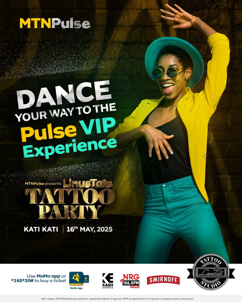 mtnug's tweet photo. Pulsers…..So u think you can dance??🔥

Show us ur moves to any Scotts Maphuma/Lee McKrazy song for a chance to win ⬇️

All access VIP pass + Pulse goodies + Data for a year. #MTNPulse • #TattooParty

Simply post ur dance moves on socials with hashtag #PulseInked. Let’s gooo! https://t.co/SIWvVs1Plf