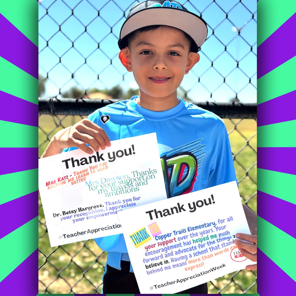 We love #TeacherAppreciationWeek—almost as much as we love teachers! Each day, we’ll share notes of appreciation from our Service Stars. William, our February 2025 Kid of the Month, from Arizona, is kicking us off. tfk.news/3YtUqKy

Tell us: What teacher do you turn to for