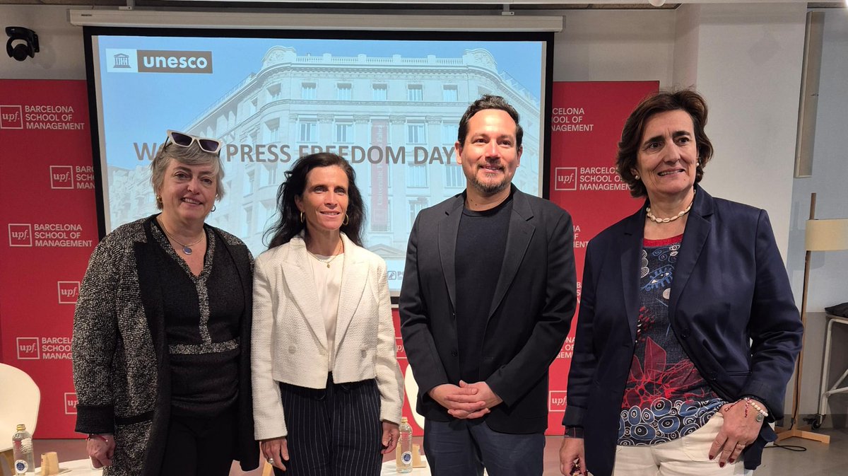 Loreto Corredoira (@loretoc) on Twitter photo Primera mesa concluida ahora seguimos con Verificat celebrando el #UnescoDayofFreedomofInformation
Felicidades a la UPF School of Management y a <a href="/RodrigoCetina/">Rodrigo Cetina-Presuel</a> y Ruth Rodríguez Primera mesa concluida ahora seguimos con Verificat celebrando el #UnescoDayofFreedomofInformation
Felicidades a la UPF School of Management y a <a href="/RodrigoCetina/">Rodrigo Cetina-Presuel</a> y Ruth Rodríguez